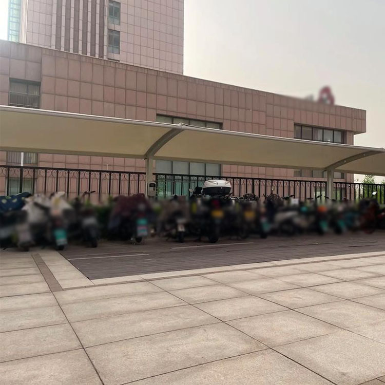 代县膜结构电动车棚